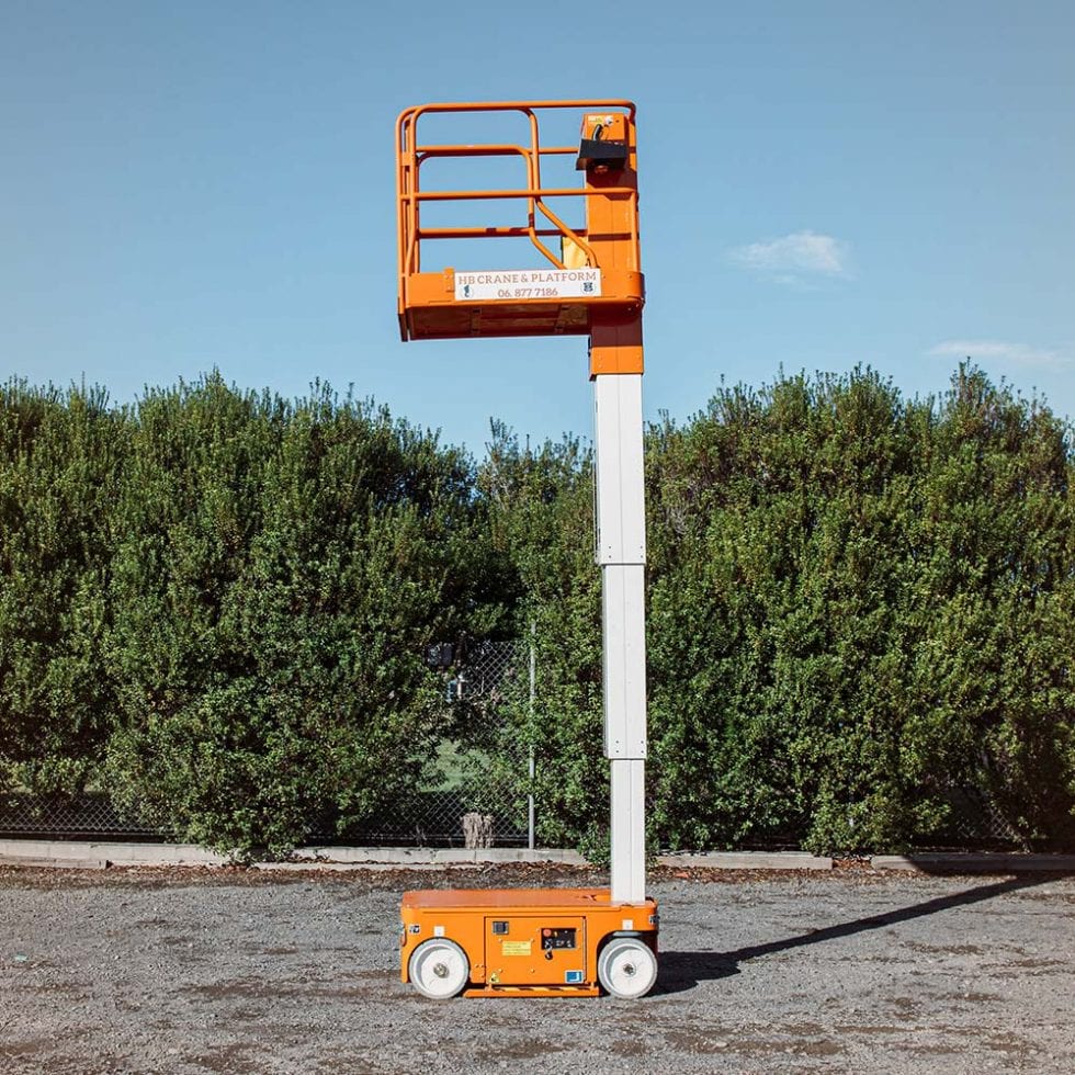 Electric Vertical Lift Snorkel TM12 Hawke's Bay Crane and Platform Hire