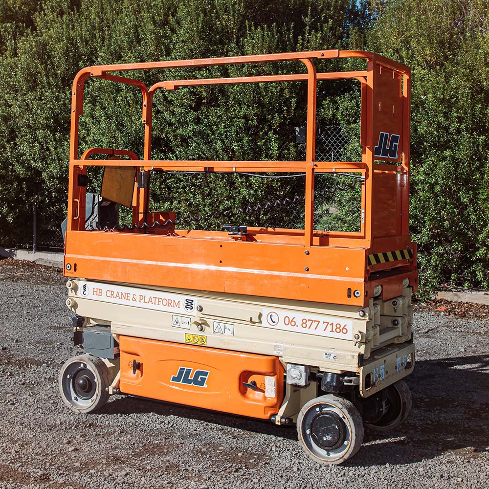 Electric Slab Scissor JLG 1930ES Hawke's Bay Crane and Platform Hire