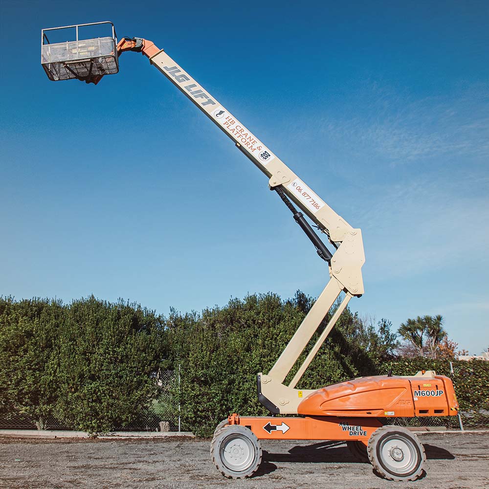 Electric Telescopic ZBoom JLG M600JP Electric Boomlift Hawke's Bay Crane and Platform Hire