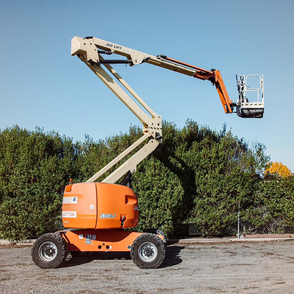 Diesel Articulated ZBoom JLG 510AJ Boomlift Hawke's Bay Crane and